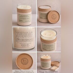 Vintage Bath & Body Works Aromatherapy Cedarwood Sage Relax Candle